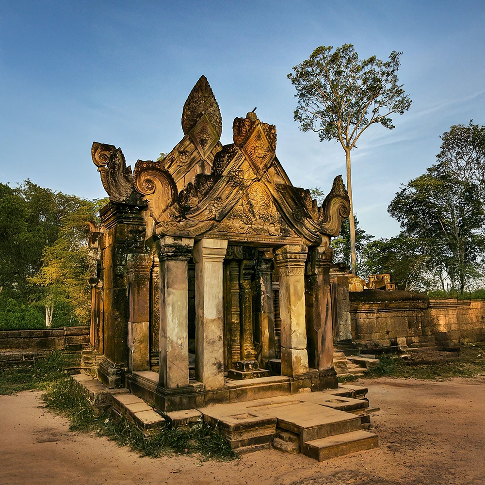kleiner Tempel in Asien