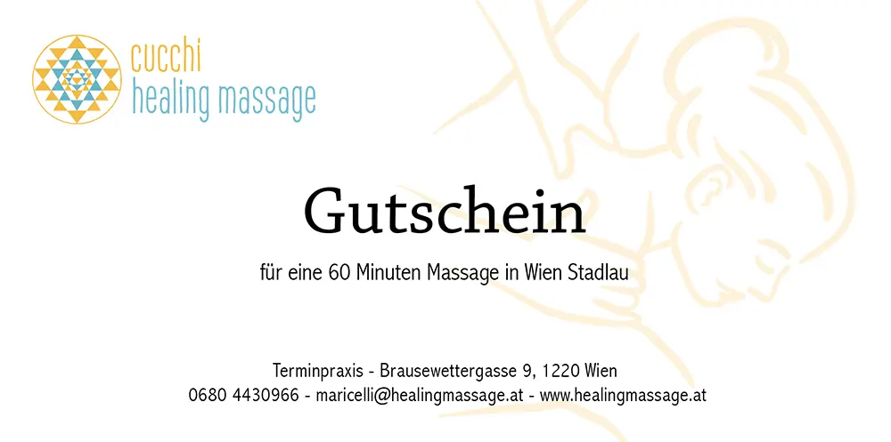 Abbildung eines Massagegutscheins